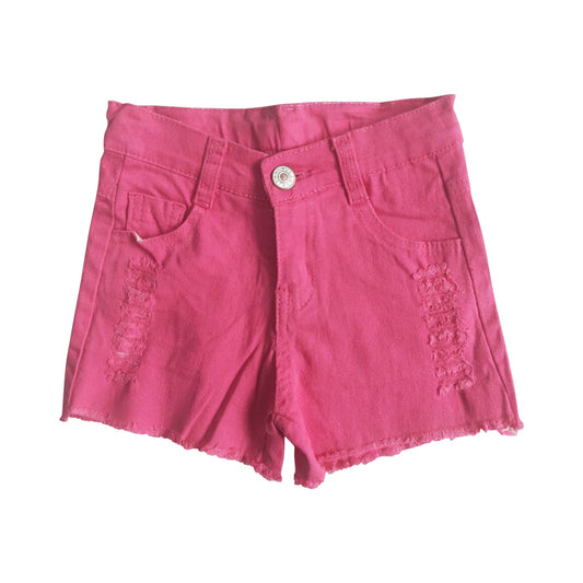 A9-24 Rose Red Baby Girls Short Summer Denim Jeans SHIPPED from US RTS  Free Shipping Over 2KG