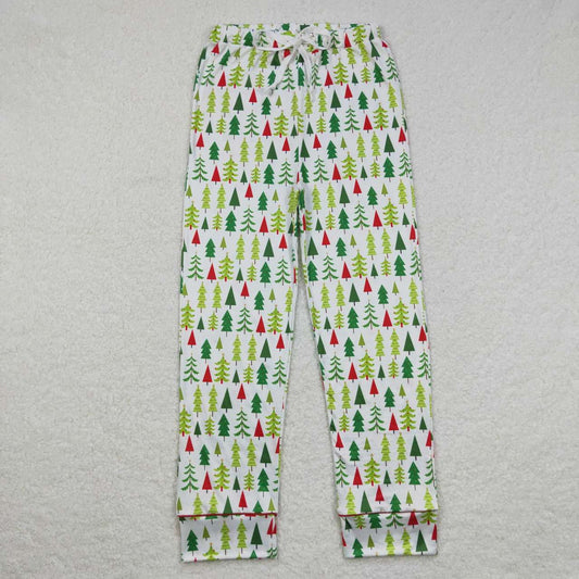 P0279  Adult Christmas Red Green Tree Girls Bell Pants