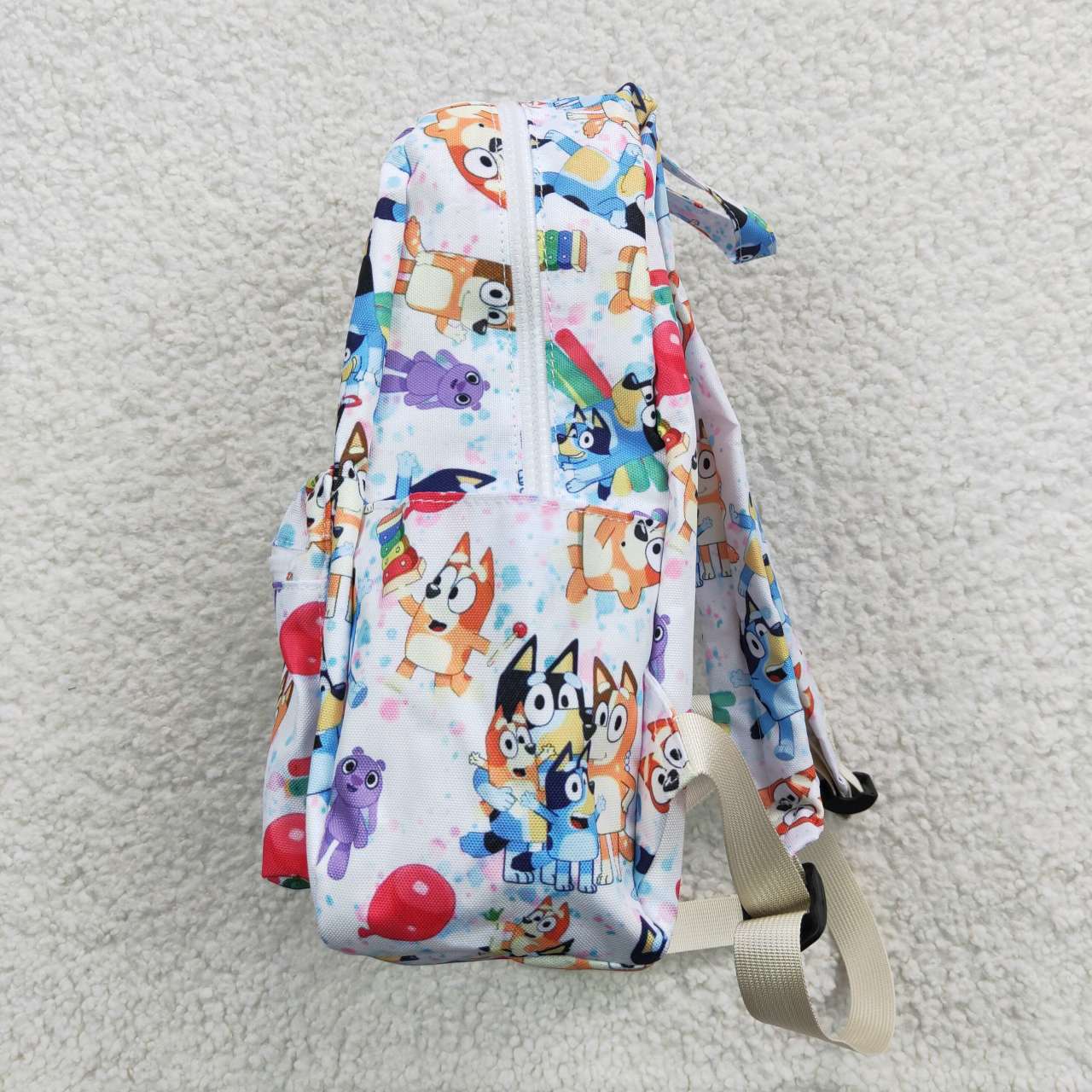 BA0054 Blue Dog Cartoon Print Little Bag Bagpack