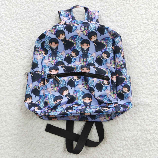 BA0055 Blue Wed Cartoon Print Little Bag Bagpack