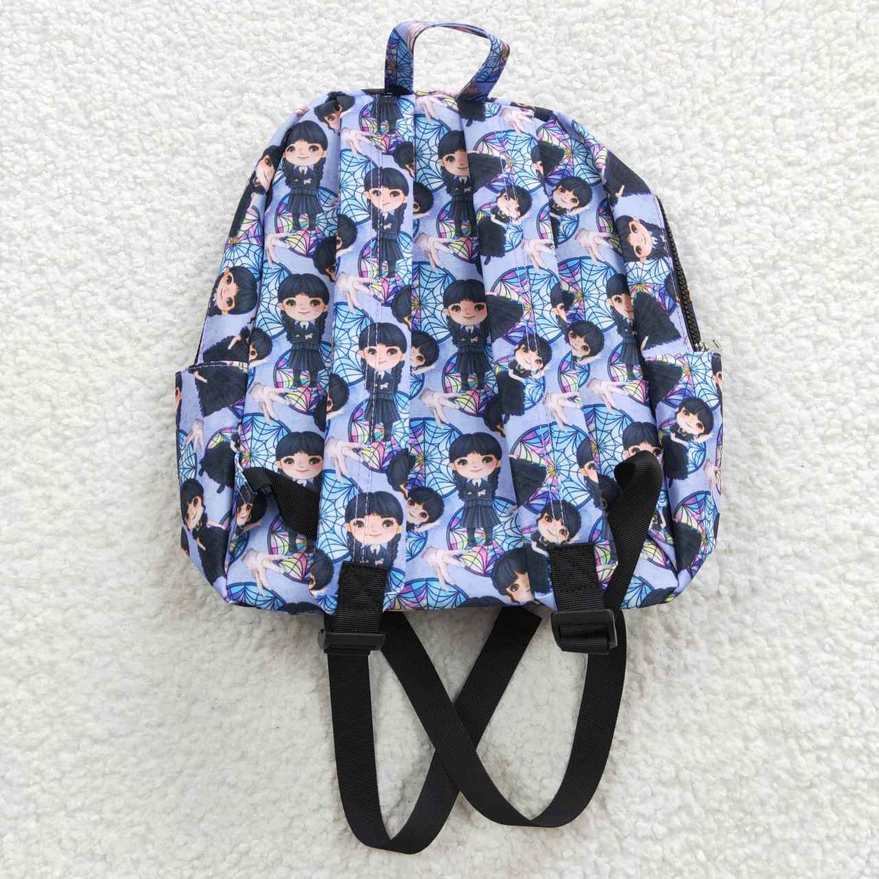 BA0055 Blue Wed Cartoon Print Little Bag Bagpack