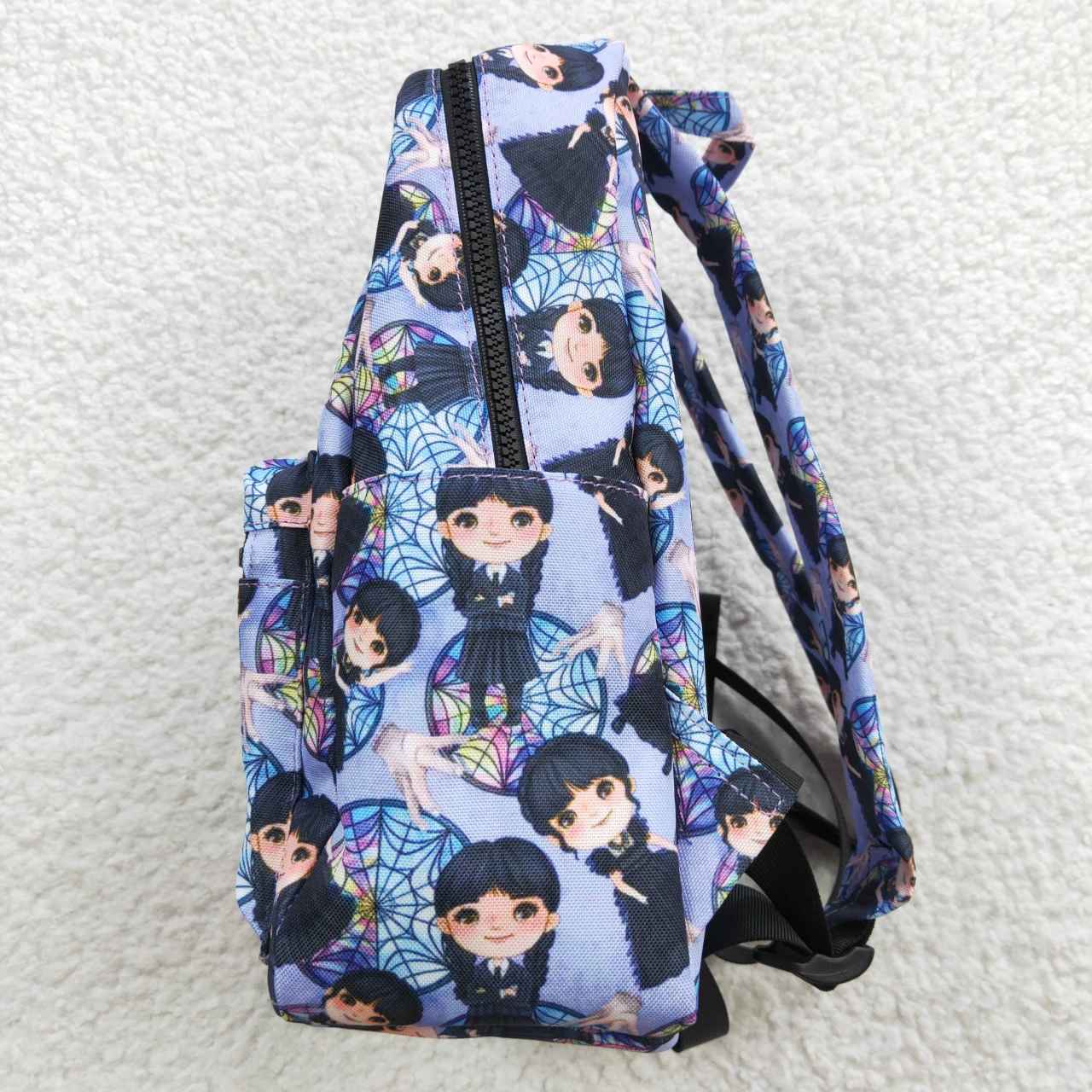 BA0055 Blue Wed Cartoon Print Little Bag Bagpack