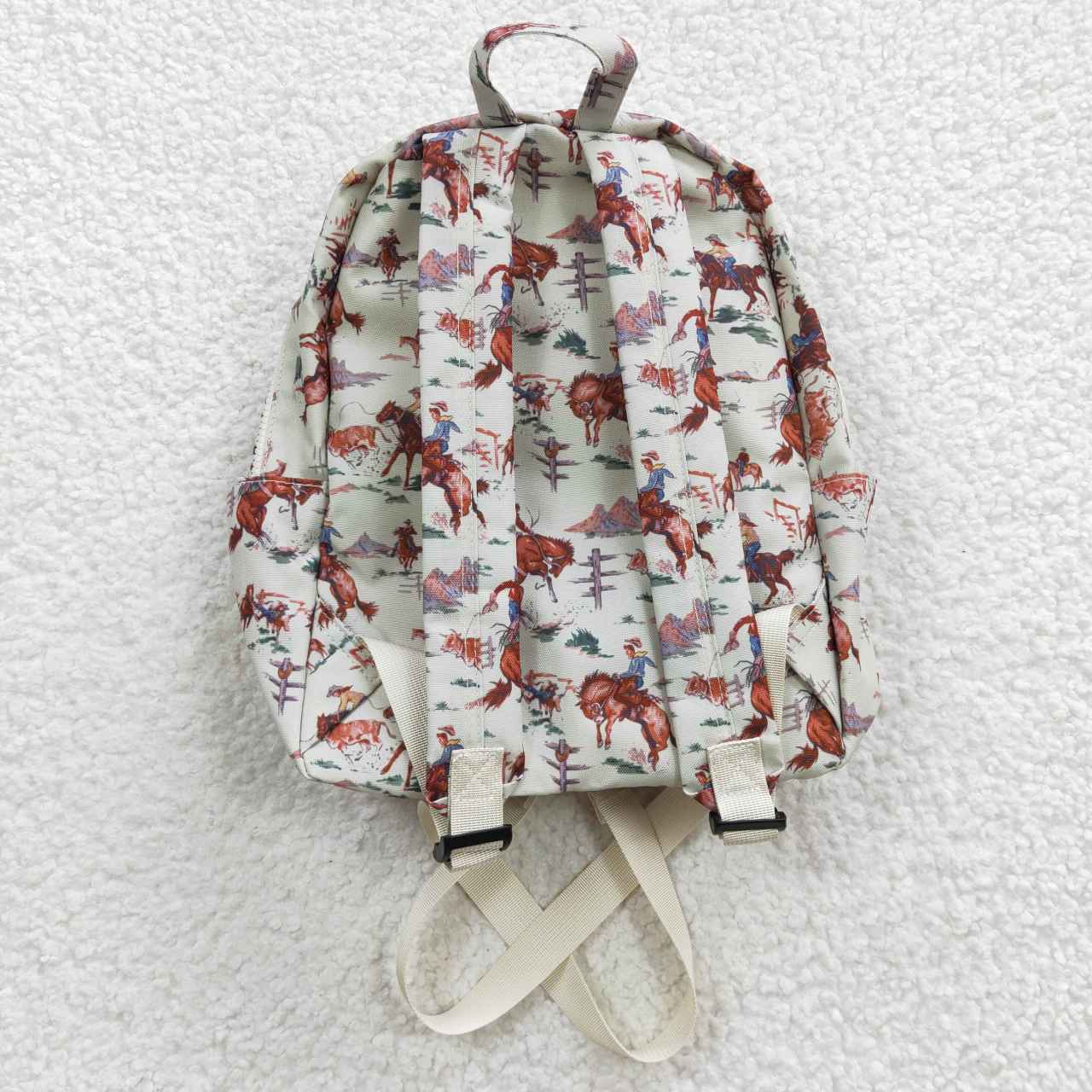 BA0059 Rodeo Cowboy Western Print Little Bag Bagpack