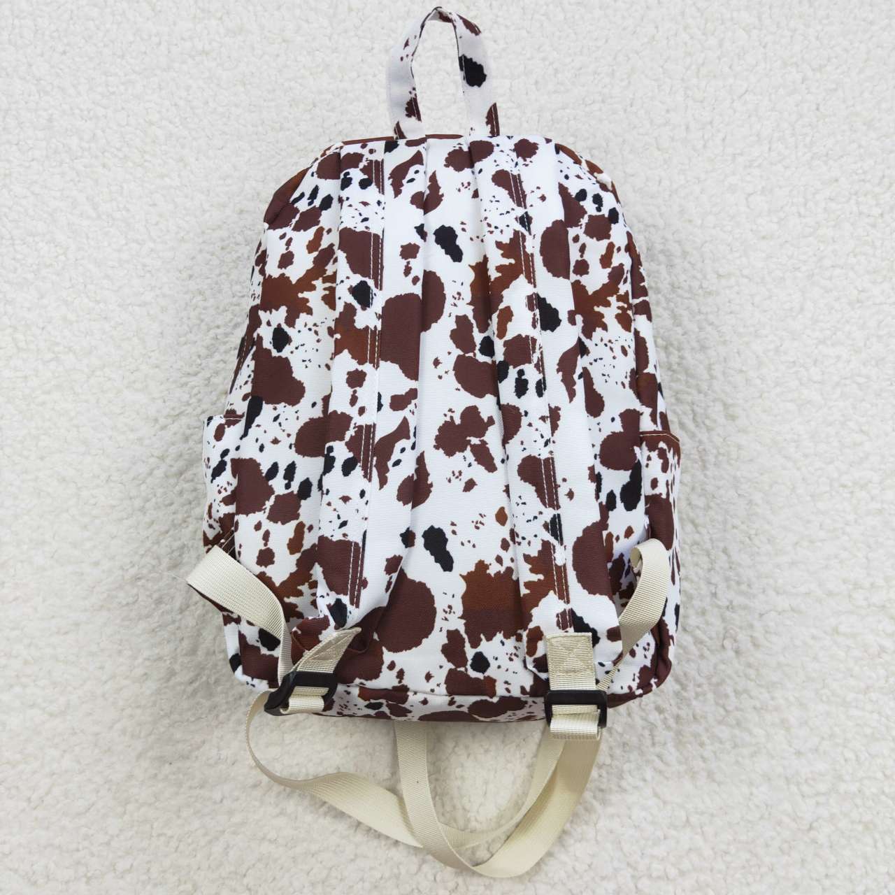 BA0073 Cow Print Brown Little Bag Bagpack