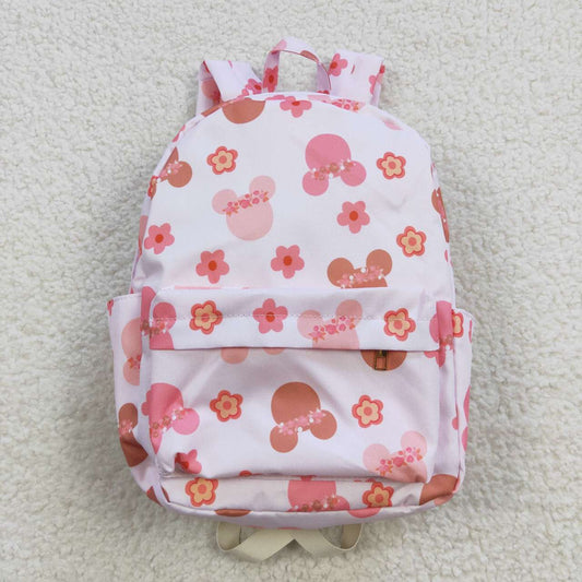 BA0092 Pink M Cartoon  Print Little Bag Bagpack