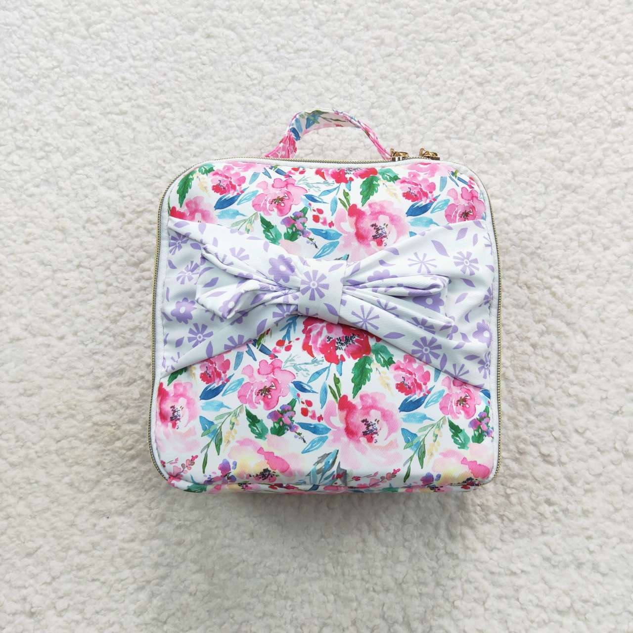 BA0102 Floral  Print Lunchboxes Food Bag Bagpack