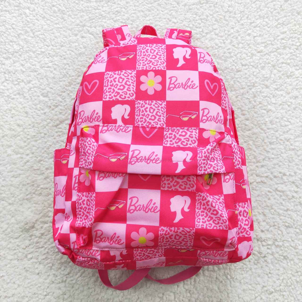 BA0113 Pink B Cartoon Print Little Bag Bagpack