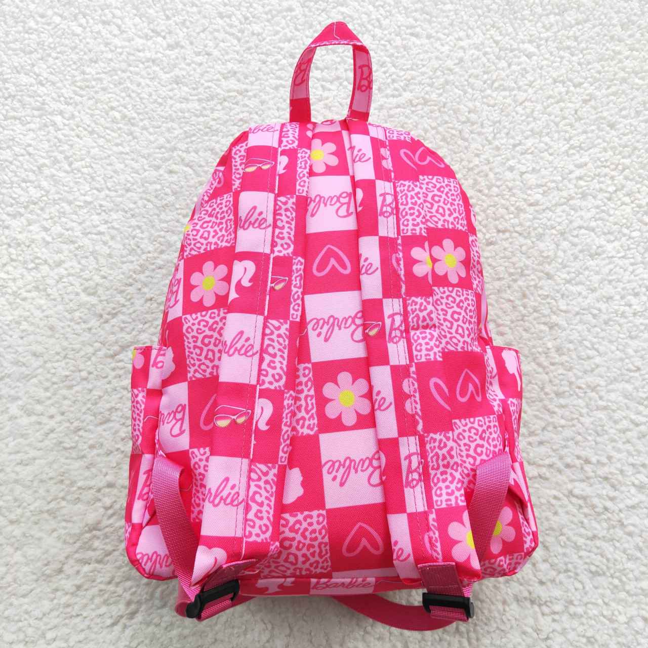 BA0113 Pink B Cartoon Print Little Bag Bagpack