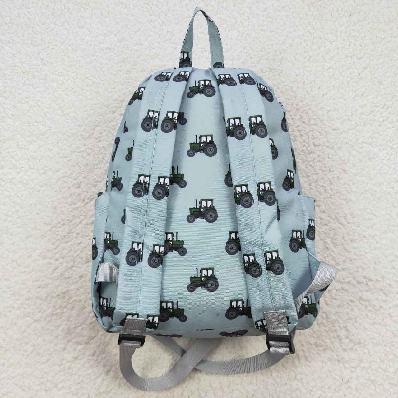 BA0121 Blue Truck Print Little Bag Bagpack