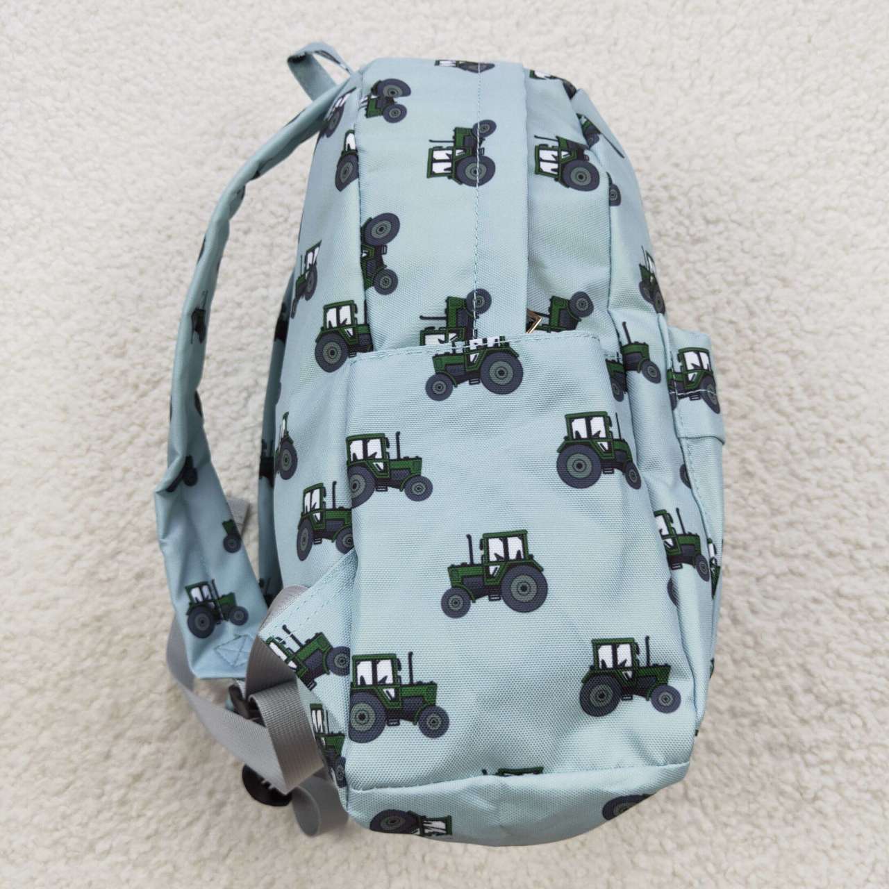 BA0121 Blue Truck Print Little Bag Bagpack