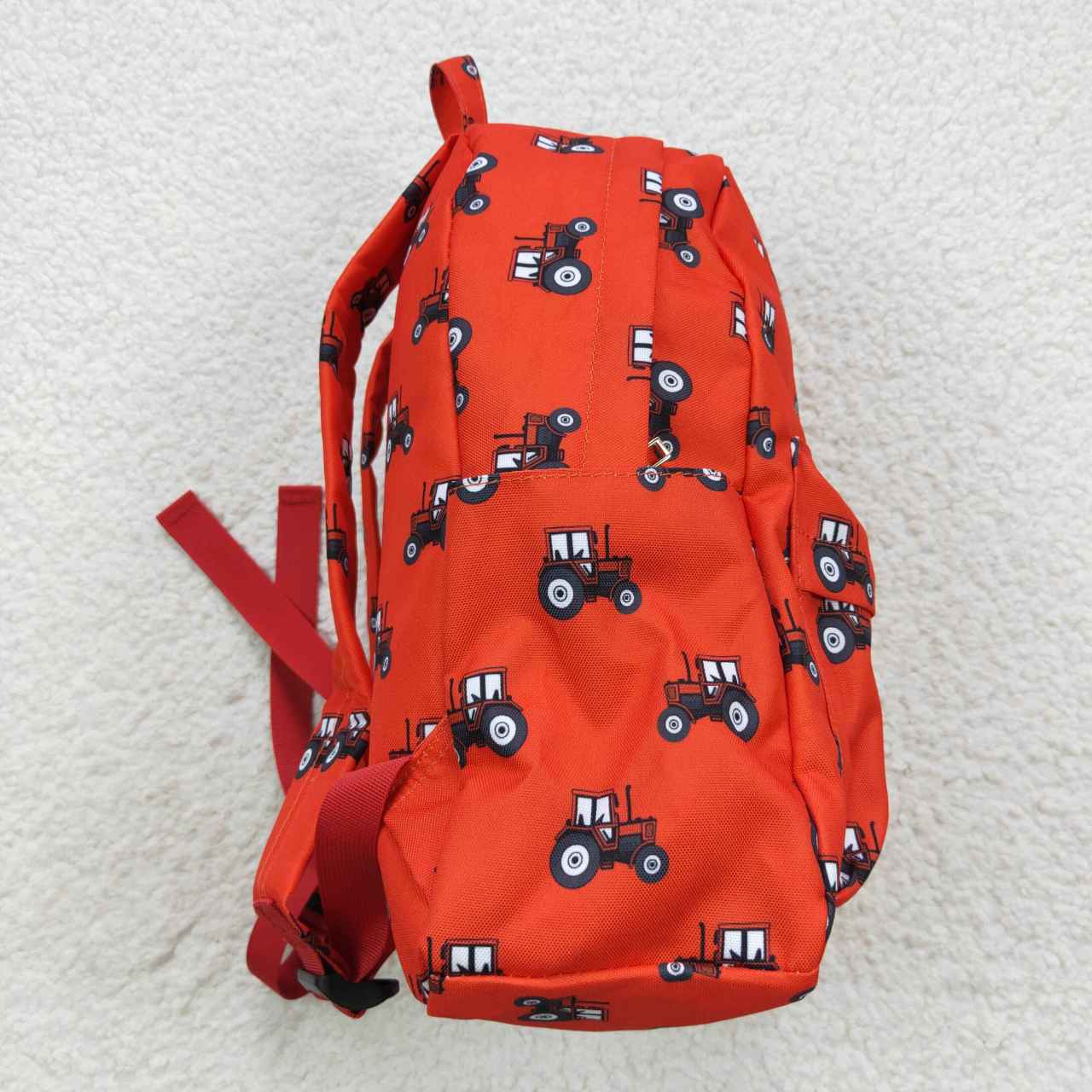 BA0122 Red Truck Print Little Bag Bagpack