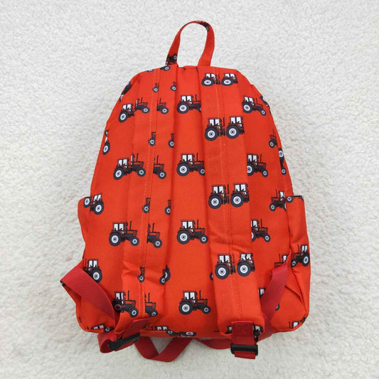 BA0122 Red Truck Print Little Bag Bagpack