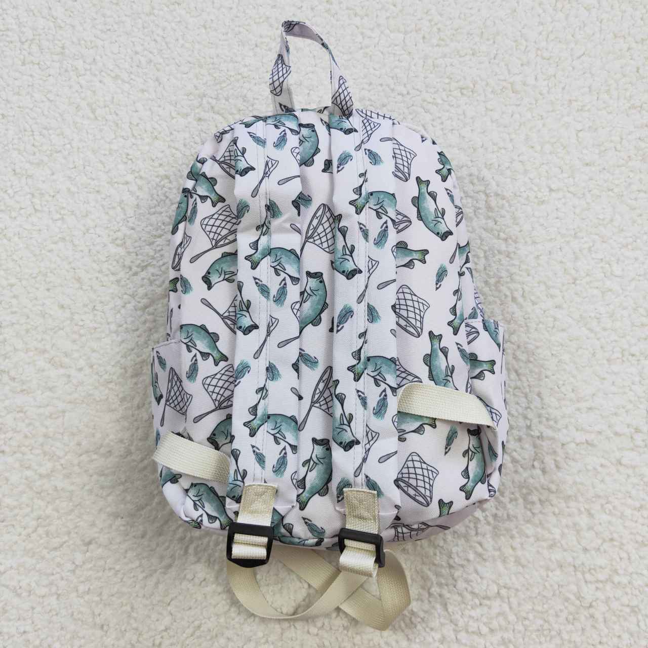 BA0123 Fishing  Print Little Bag Bagpack