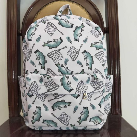 BA0123 Fishing  Print Little Bag Bagpack