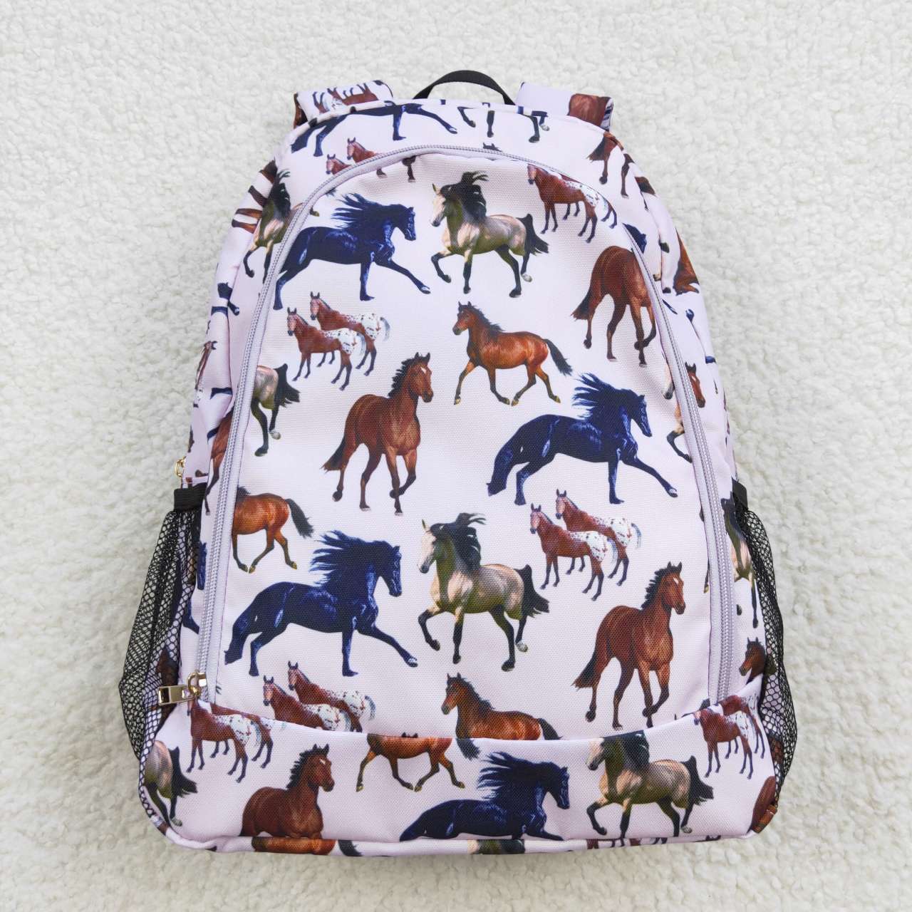 BA0124 Horse Cartoon  Print Little Bag Bagpack