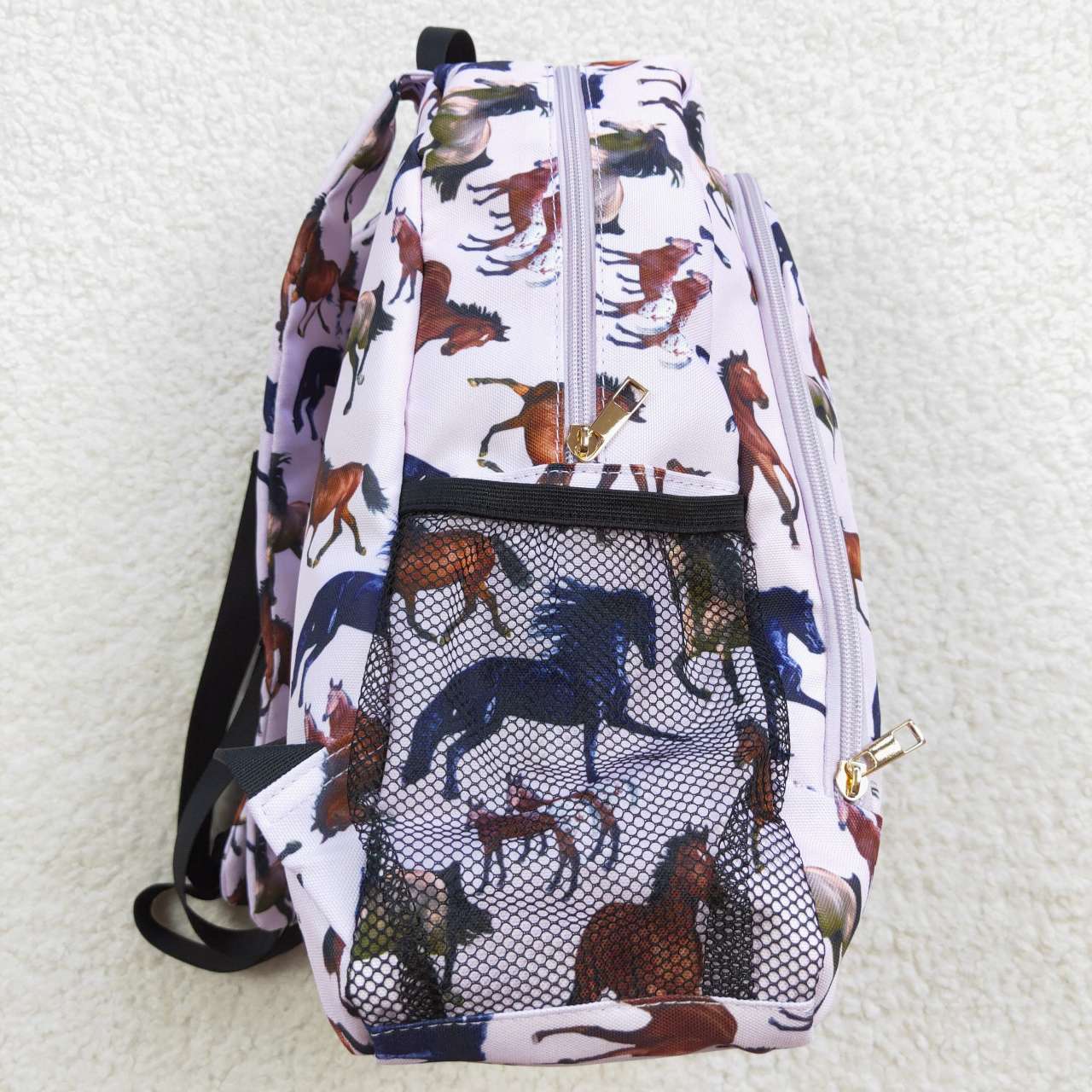 BA0124 Horse Cartoon  Print Little Bag Bagpack