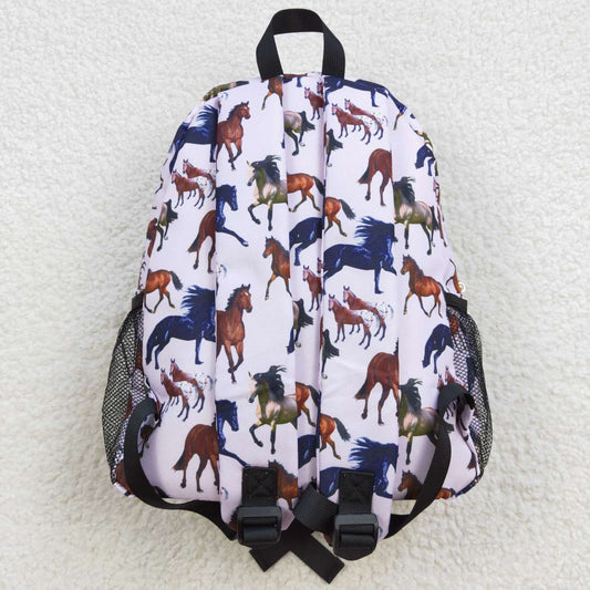 BA0124 Horse Cartoon  Print Little Bag Bagpack