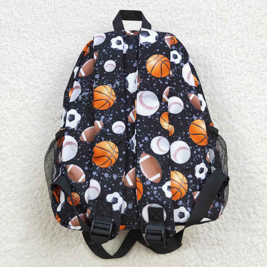 BA0125 Basketball Football Softball Sccer Print Little Bag Bagpack