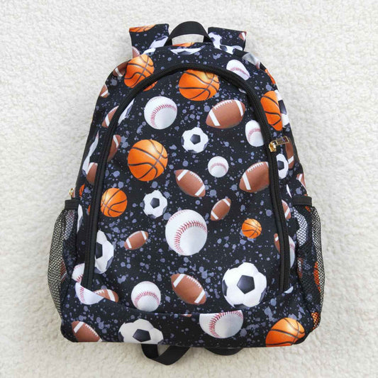 BA0125 Basketball Football Softball Sccer Print Little Bag Bagpack