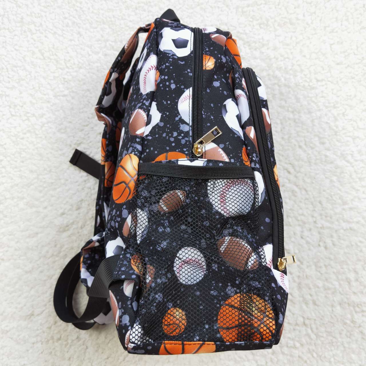 BA0125 Basketball Football Softball Sccer Print Little Bag Bagpack