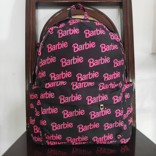 BA0137  Pink B Cartoon Print Little Bag Bagpack