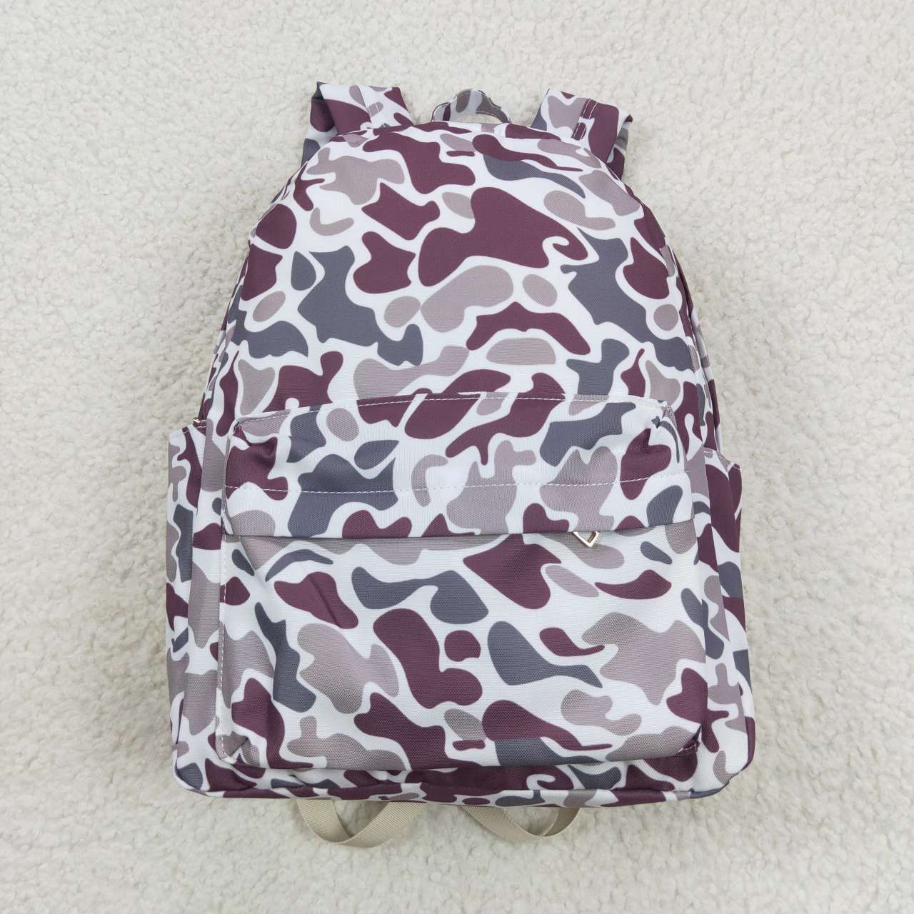 BA0140   Camo Green   Print Little Bag Bagpack