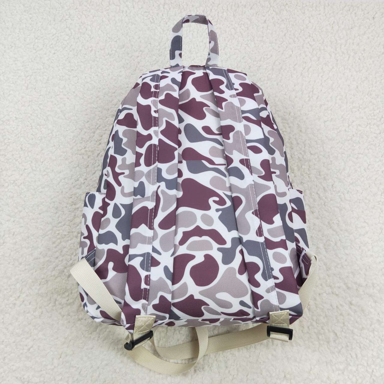 BA0140   Camo Green   Print Little Bag Bagpack