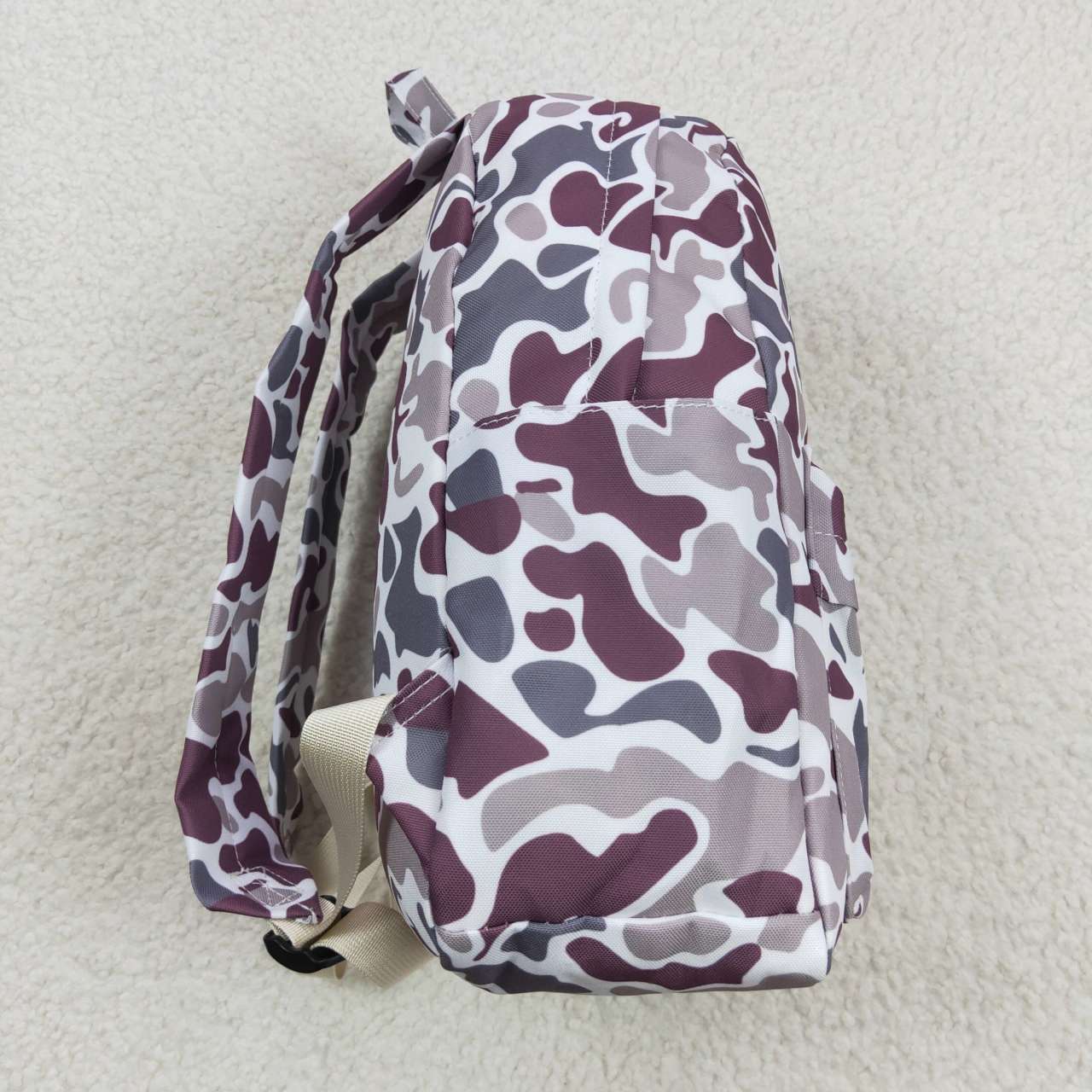 BA0140   Camo Green   Print Little Bag Bagpack