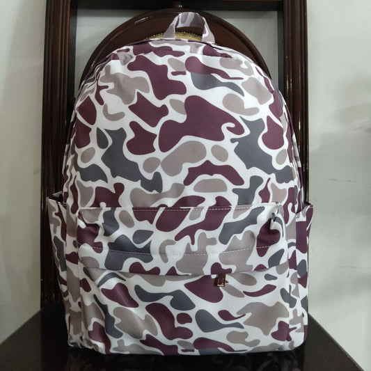 BA0140   Camo Green   Print Little Bag Bagpack