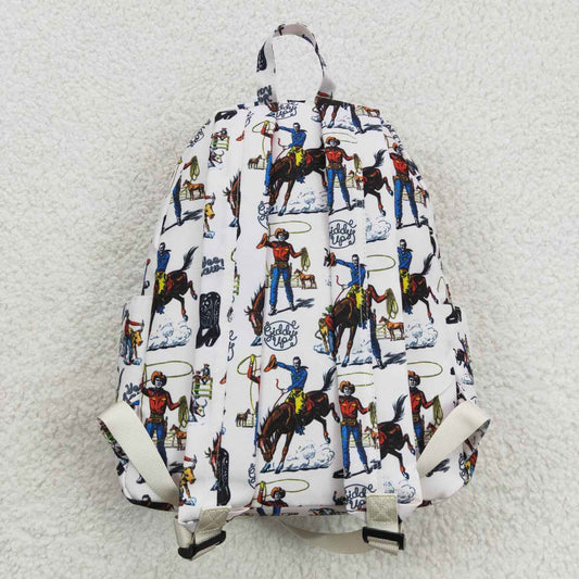 BA0142 Rodeo Green Print Little Bag Bagpack