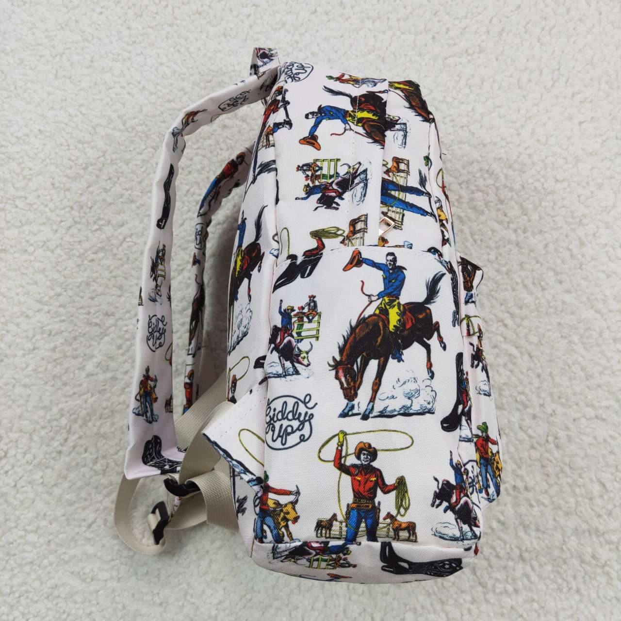 BA0142 Rodeo Green Print Little Bag Bagpack