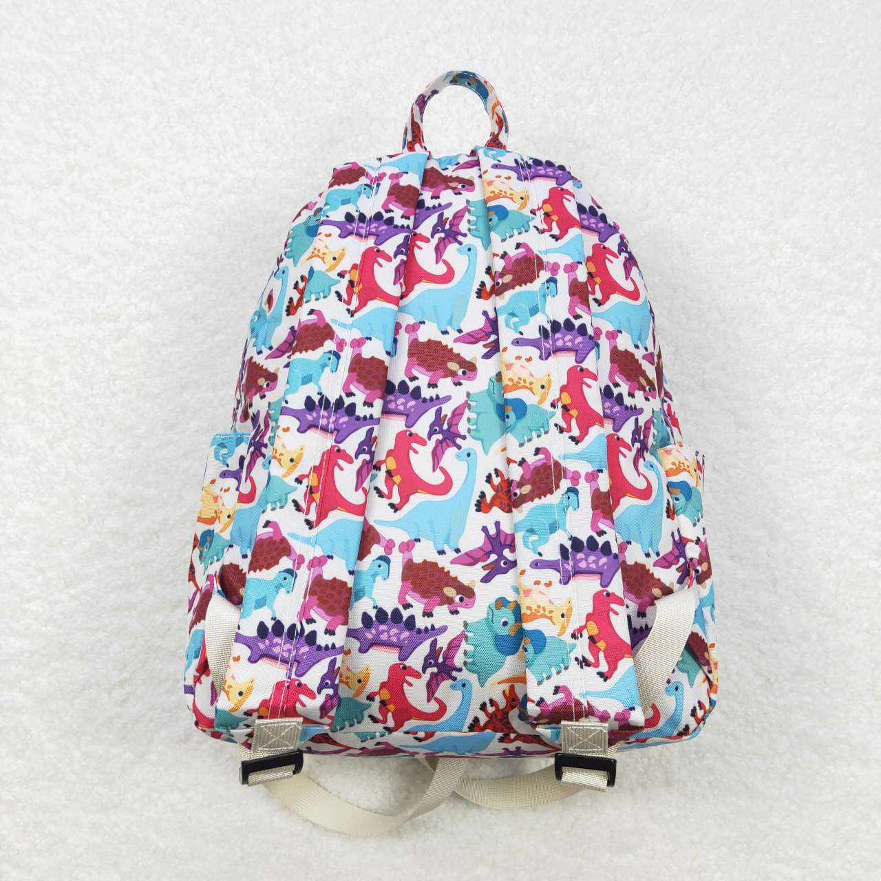 BA0153  Blue Pink Dinosaur  Print Little Bag Bagpack