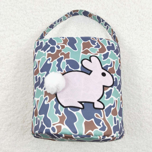 BA0157 Easter Rabbit Green camo Print Little Bag Bagpack