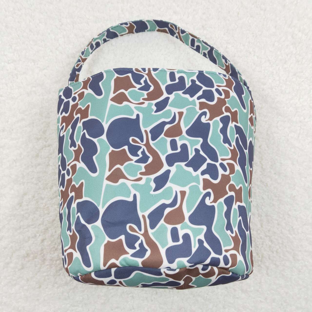 BA0157 Easter Rabbit Green camo Print Little Bag Bagpack