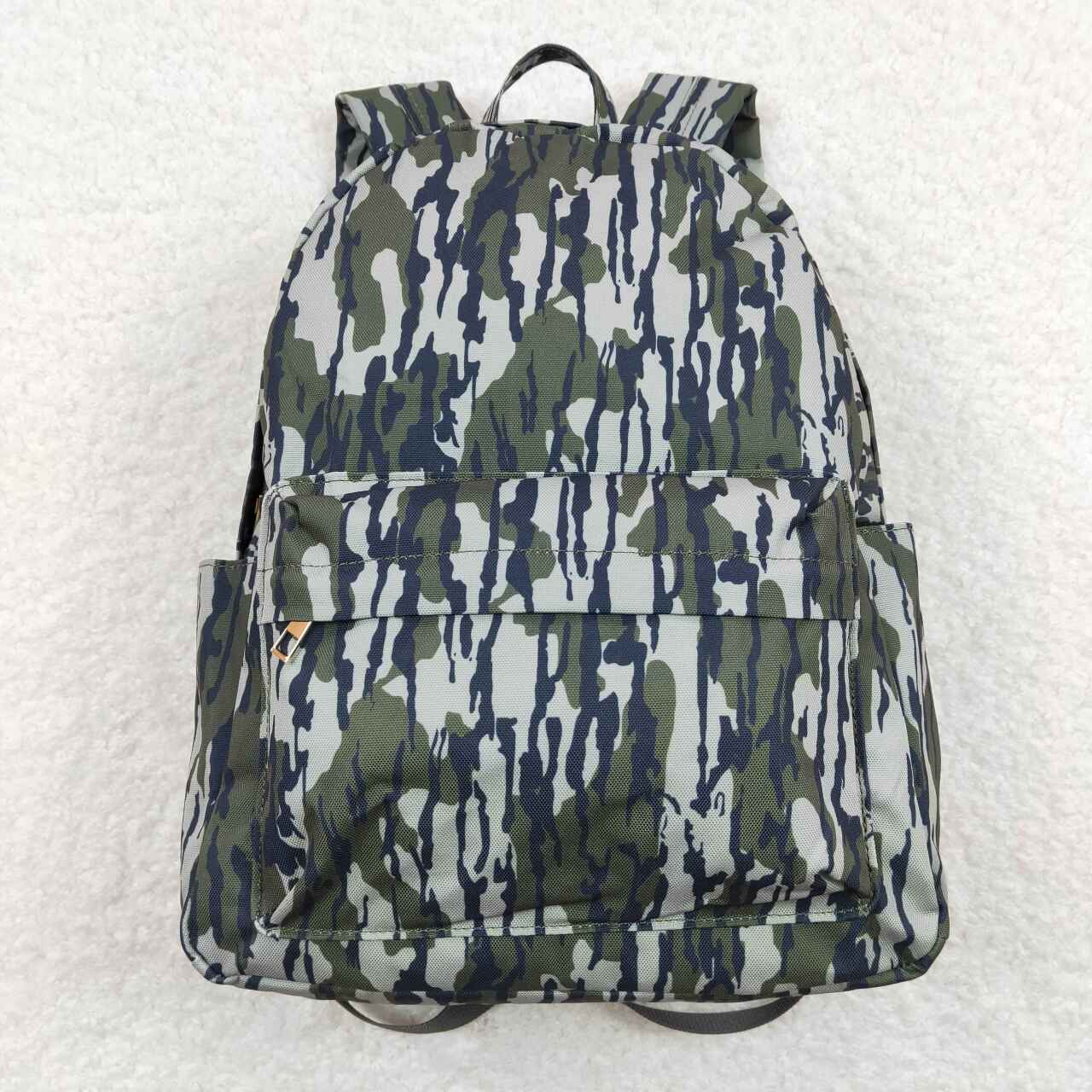 BA0158 Green camo Print Little Bag Bagpack