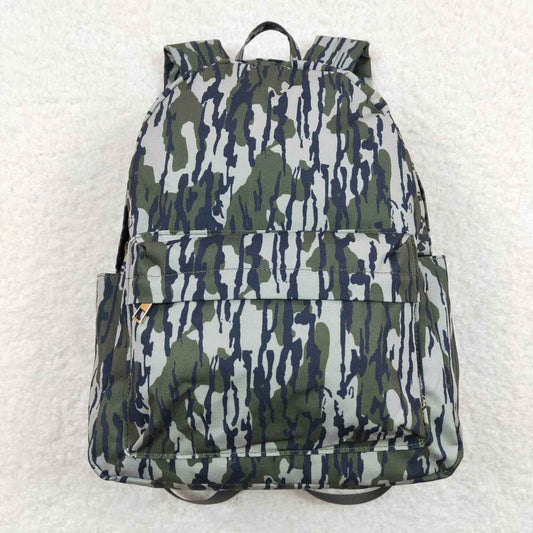 BA0158 Green camo Print Little Bag Bagpack