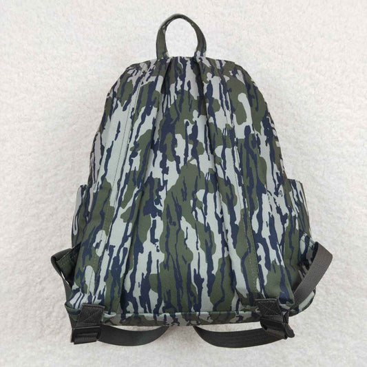 BA0158 Green camo Print Little Bag Bagpack