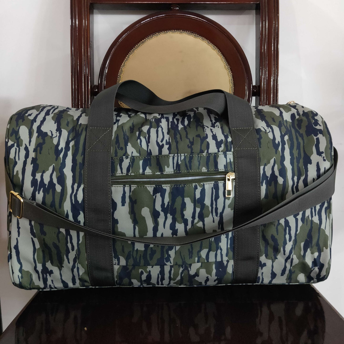 BA0159  Army Green Camo Handbag 7.9*18.5*11.2 inches 202505 RTS  Local Warehouse