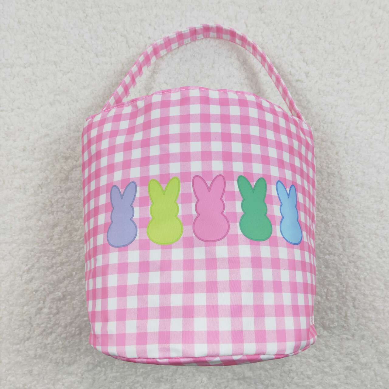 BA0160 Easter Rabbit Pink Print Little Bag Bagpack