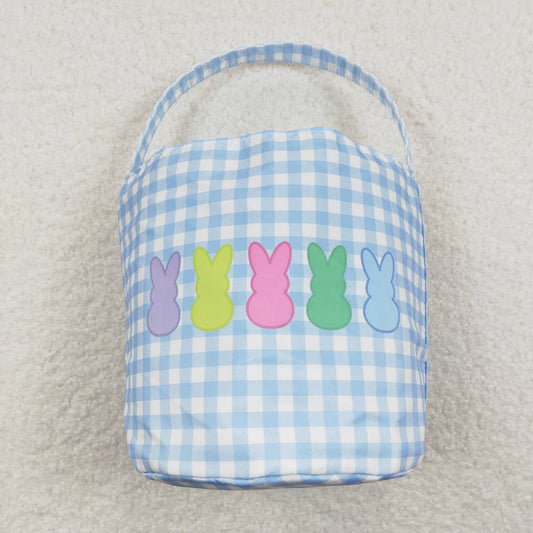 BA0161 Easter Rabbit Blue Print Little Bag Bagpack