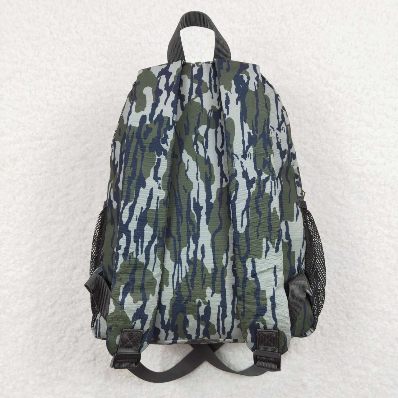 BA0163 Green camo Print Little Bag Bagpack