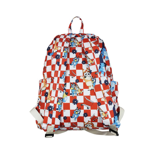 BA0179 Red checkerboard Backpack western boutique cartoon pattern 4*10*13.9 inches RTS 202412
