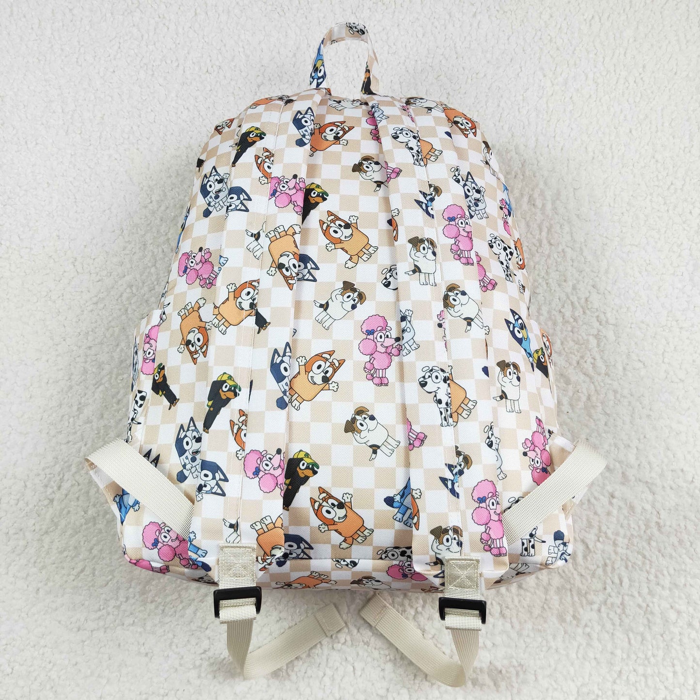 BA0187 High quality bluey plaid backpack RTS Ship from Local Warehouse
