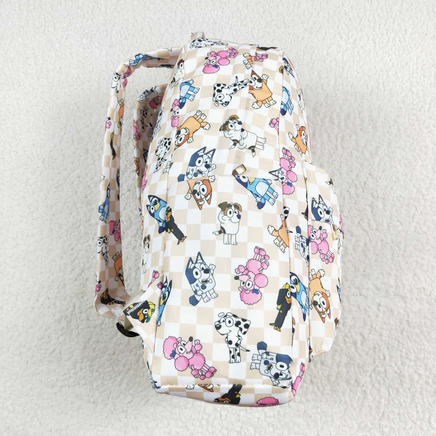 BA0187 High quality bluey plaid backpack RTS Ship from Local Warehouse