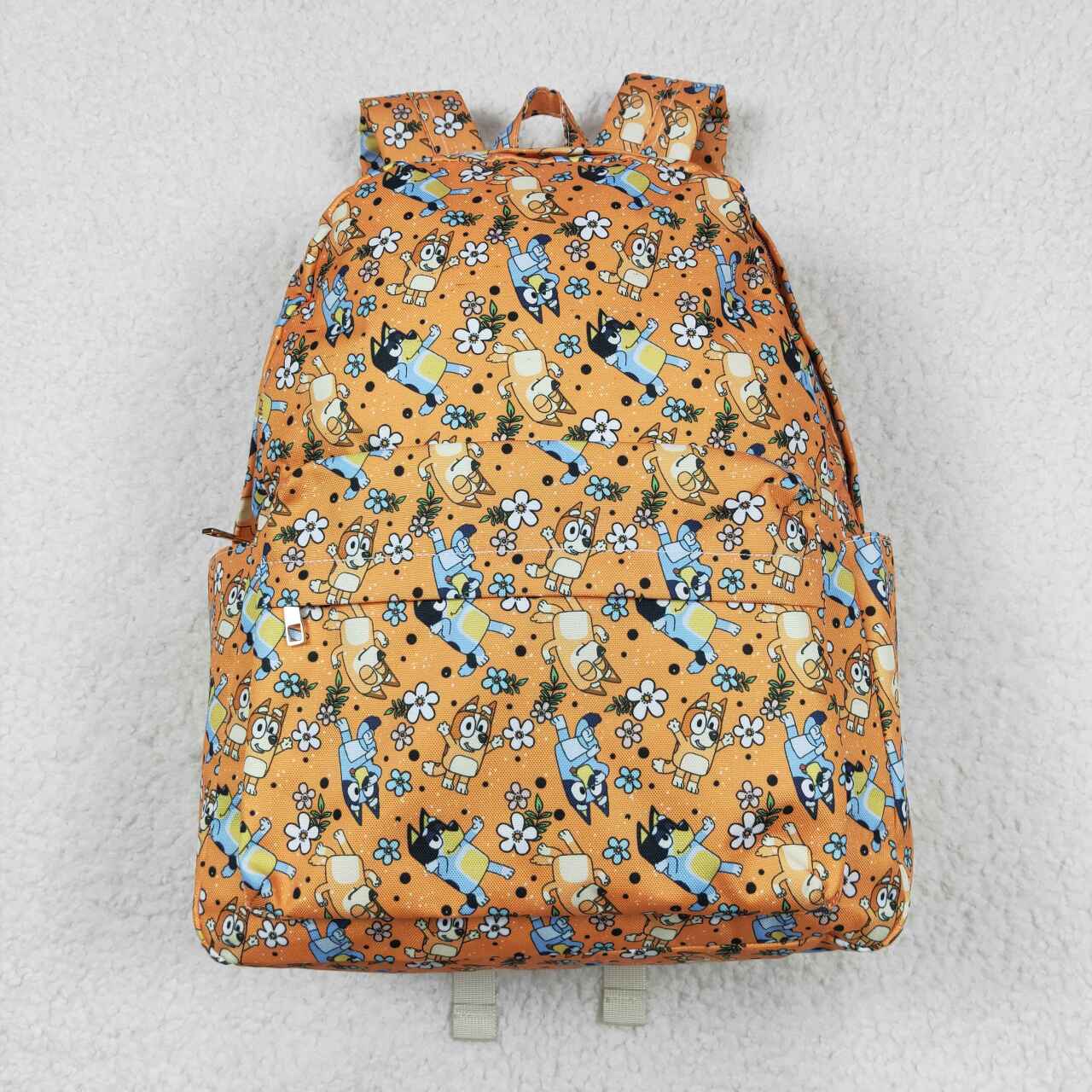 BA0213 NO MOQ bluey floral orange backpack