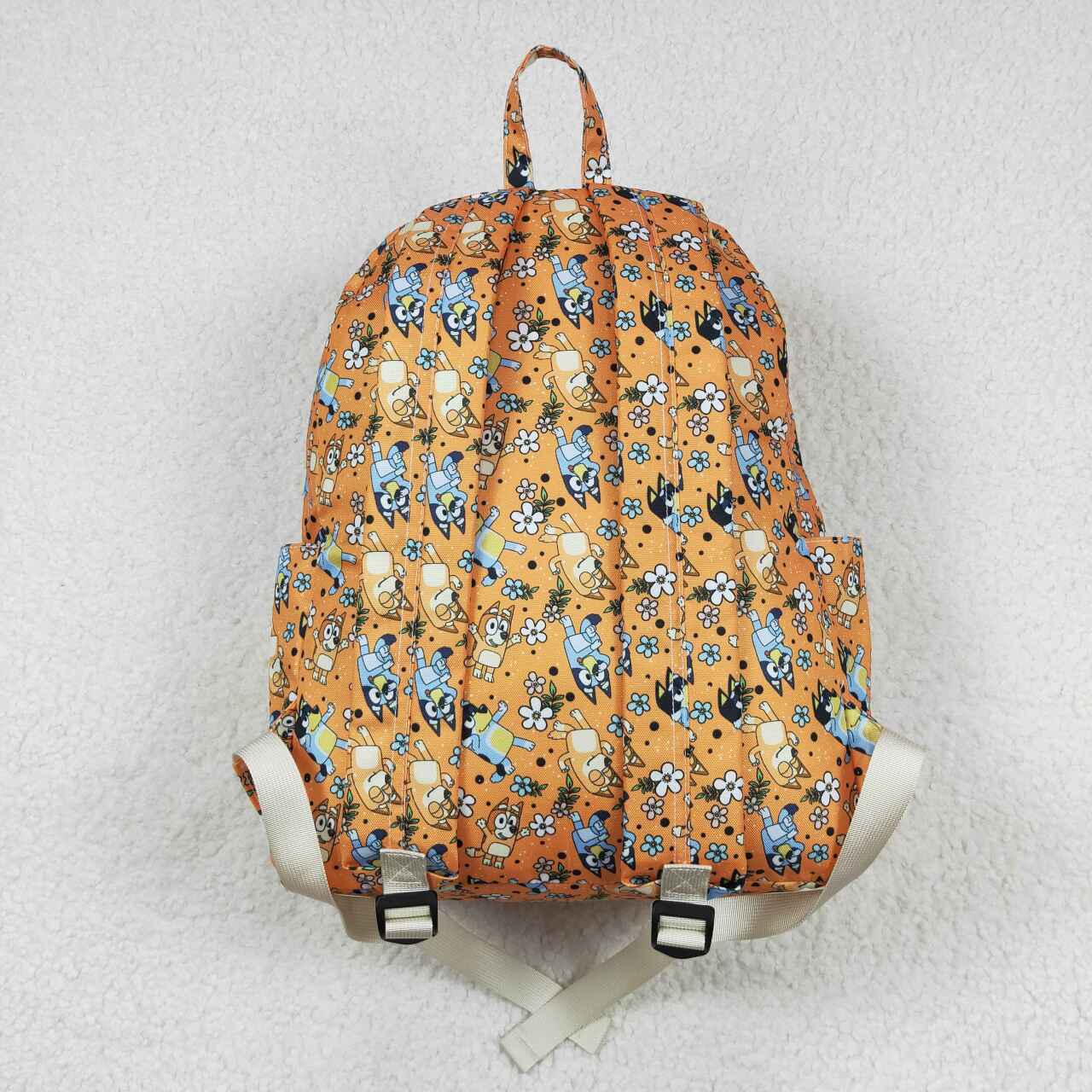 BA0213 NO MOQ bluey floral orange backpack