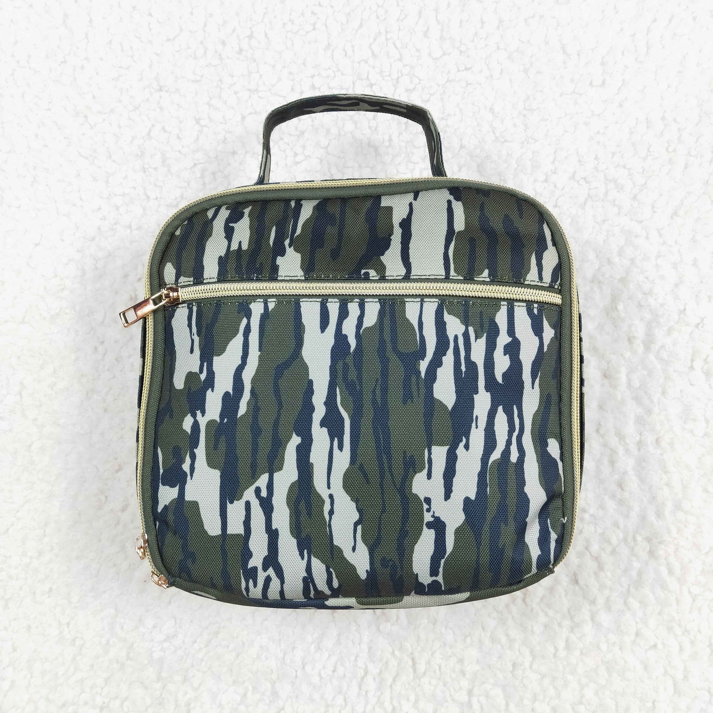 BA0228 Army Green Camo Lunch Bag 3.5*8.5*8.5 inches  RTS Ship From US Local Warehouse