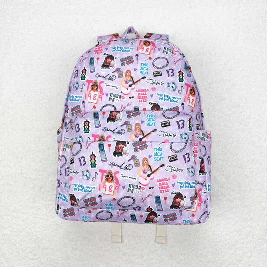 BA0238 1989 taylor Purple Backpack High quality