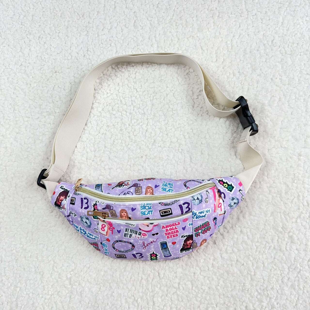 BA0253 1989 taylor purple Fanny pack