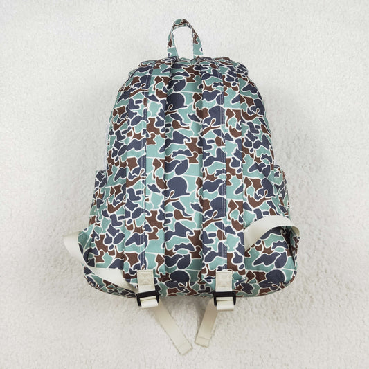 BA0259 Camouflage duck check green backpack High quality